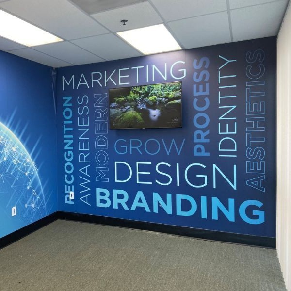 Wall graphics printing