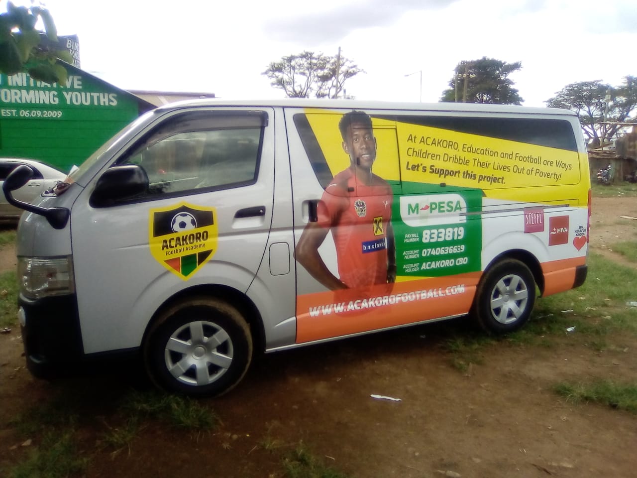 car branding at Waves branding in Nairobi CBD